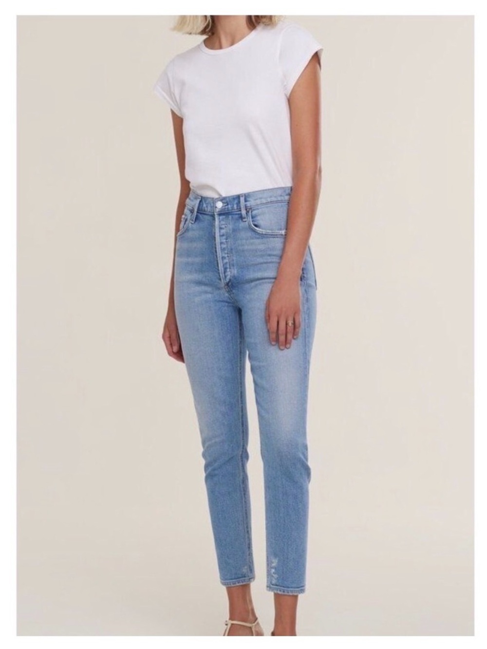 AGOLDE Nico High Rise Slim Fit jeans Embark wash size 27